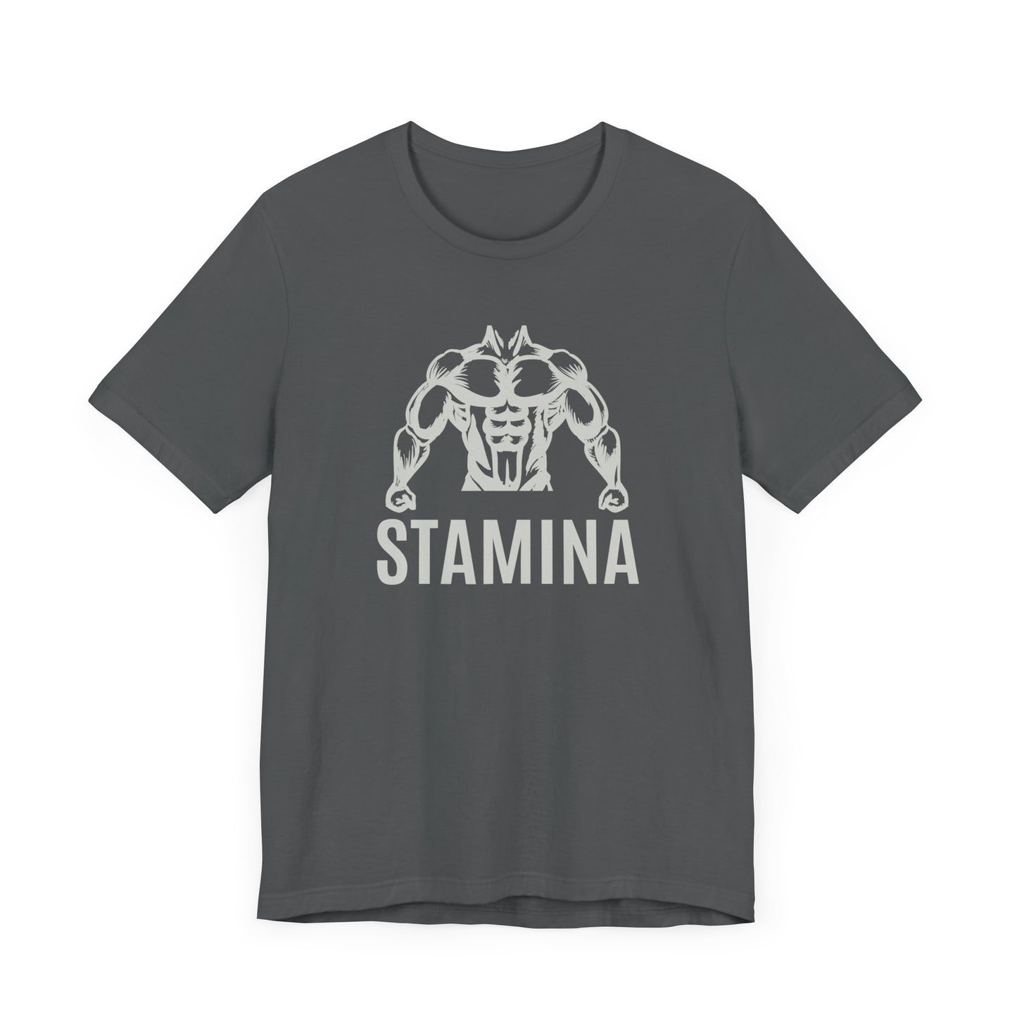 STAMINA Fitness Unisex Tee - High-Quality Heavy Cotton Workout Shirt for Gym, Breathable Athletic Wear, Moisture-Wicking Exercise Top