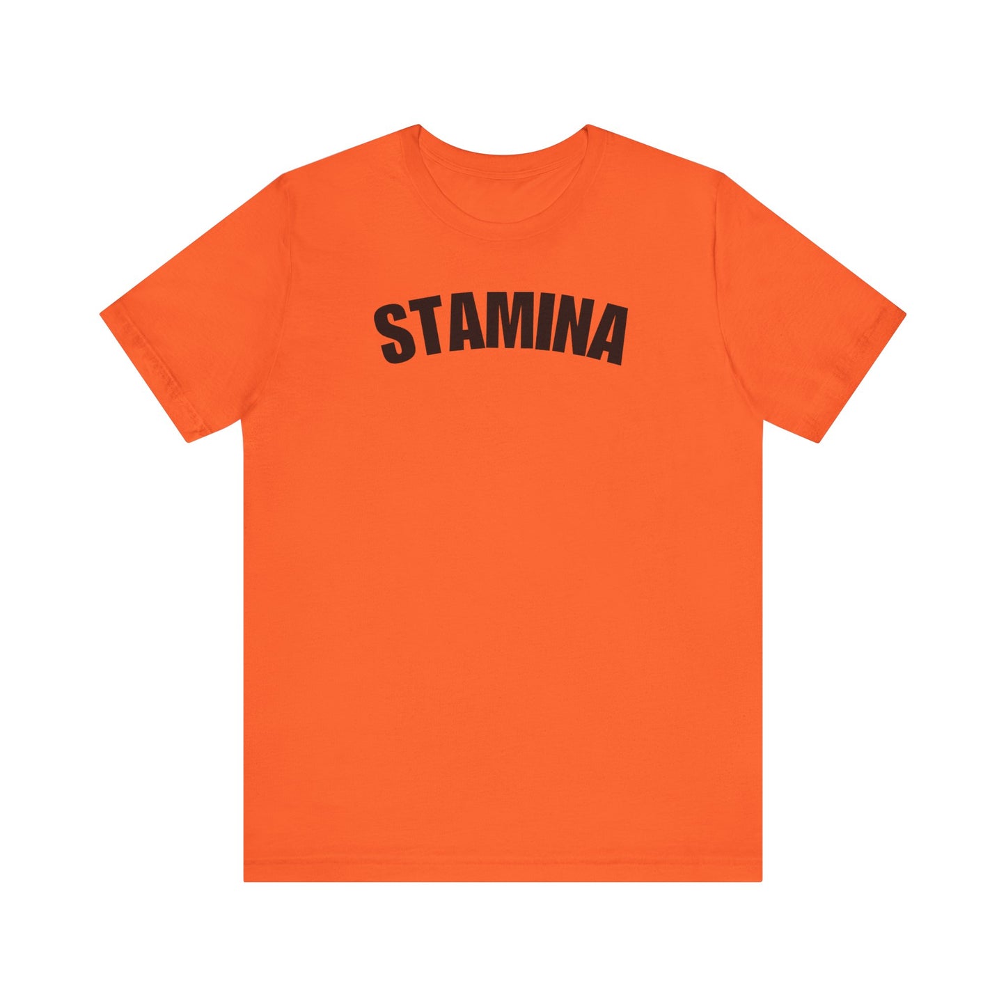 STAMINA Unisex Jersey Short Sleeve Tee - Performance Fitness Shirt for Gym, Moisture-Wicking Athletic Wear, Breathable Workout Top