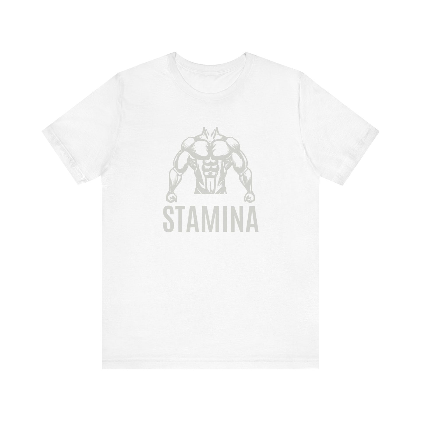 STAMINA Fitness Unisex Tee - High-Quality Heavy Cotton Workout Shirt for Gym, Breathable Athletic Wear, Moisture-Wicking Exercise Top