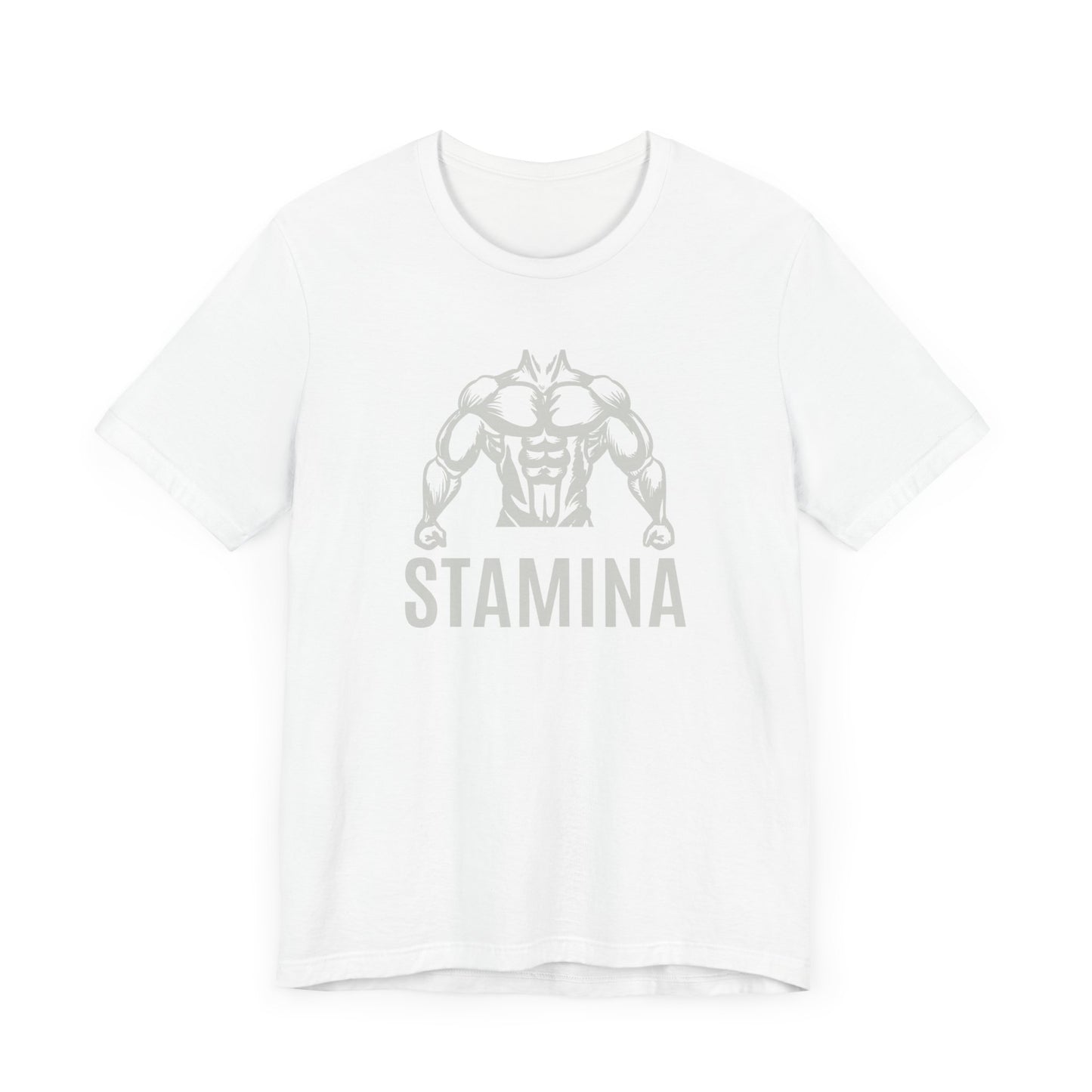 STAMINA Fitness Unisex Tee - High-Quality Heavy Cotton Workout Shirt for Gym, Breathable Athletic Wear, Moisture-Wicking Exercise Top