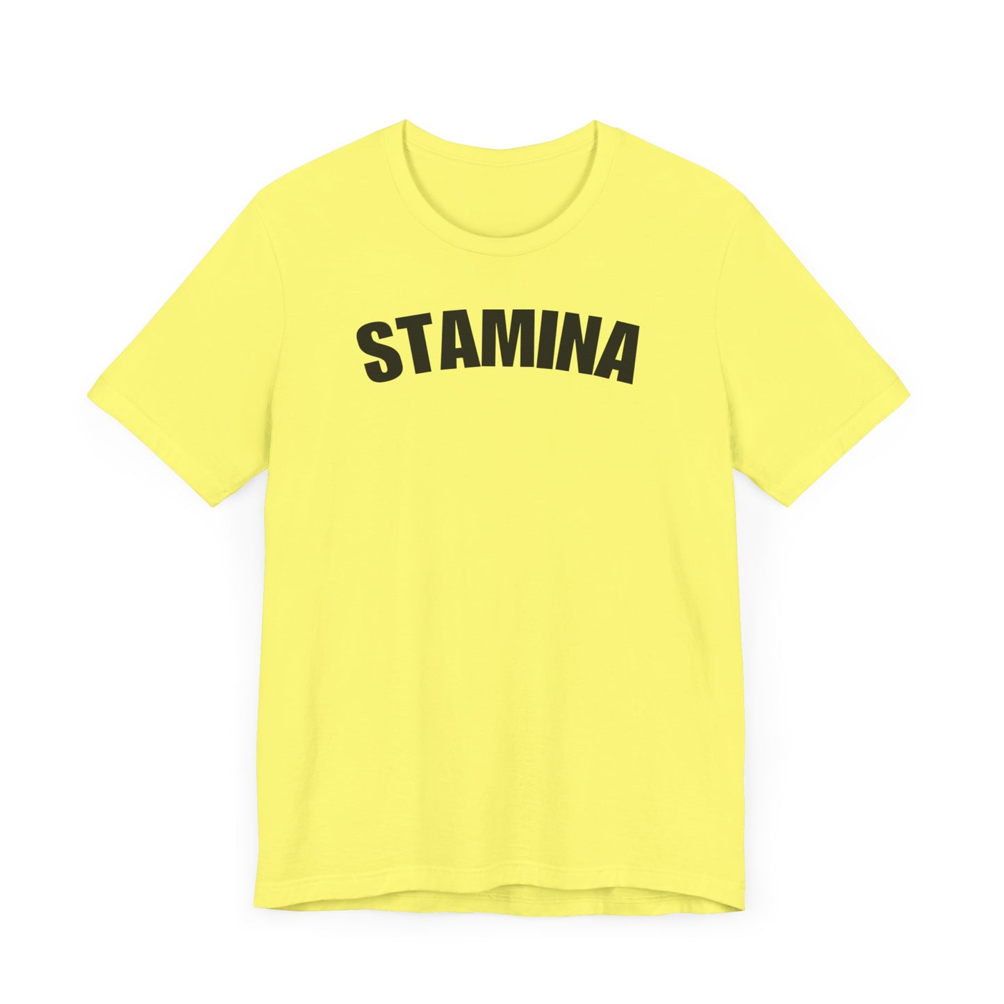 STAMINA Unisex Jersey Short Sleeve Tee - Performance Fitness Shirt for Gym, Moisture-Wicking Athletic Wear, Breathable Workout Top