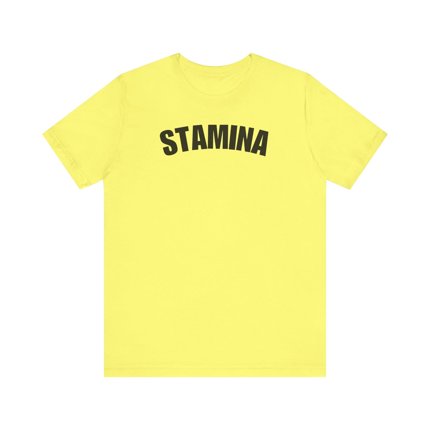 STAMINA Unisex Jersey Short Sleeve Tee - Performance Fitness Shirt for Gym, Moisture-Wicking Athletic Wear, Breathable Workout Top