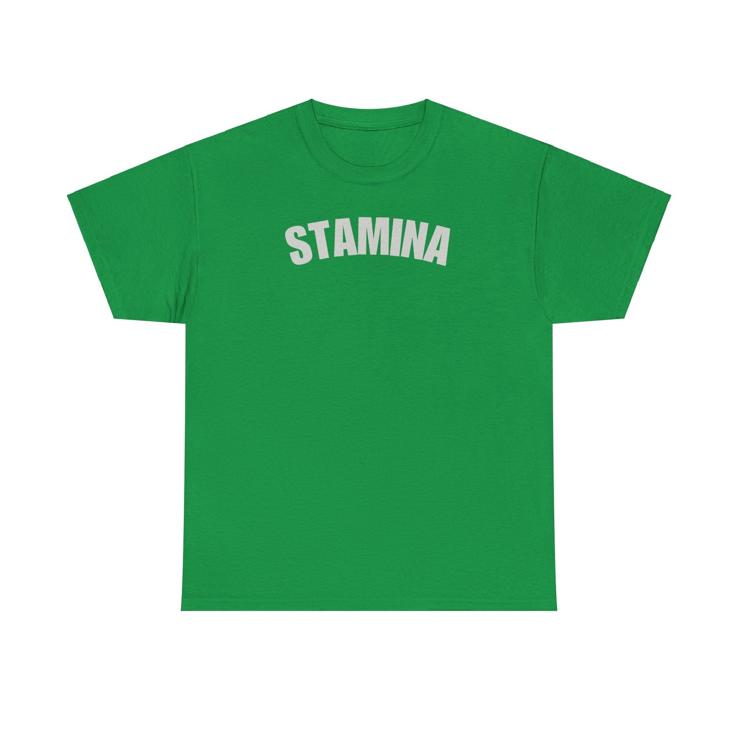 STAMINA Unisex Heavy Cotton Tee - Premium Fitness Apparel for Gym, Workout Shirt, Moisture-Wicking Exercise Top, Men & Women