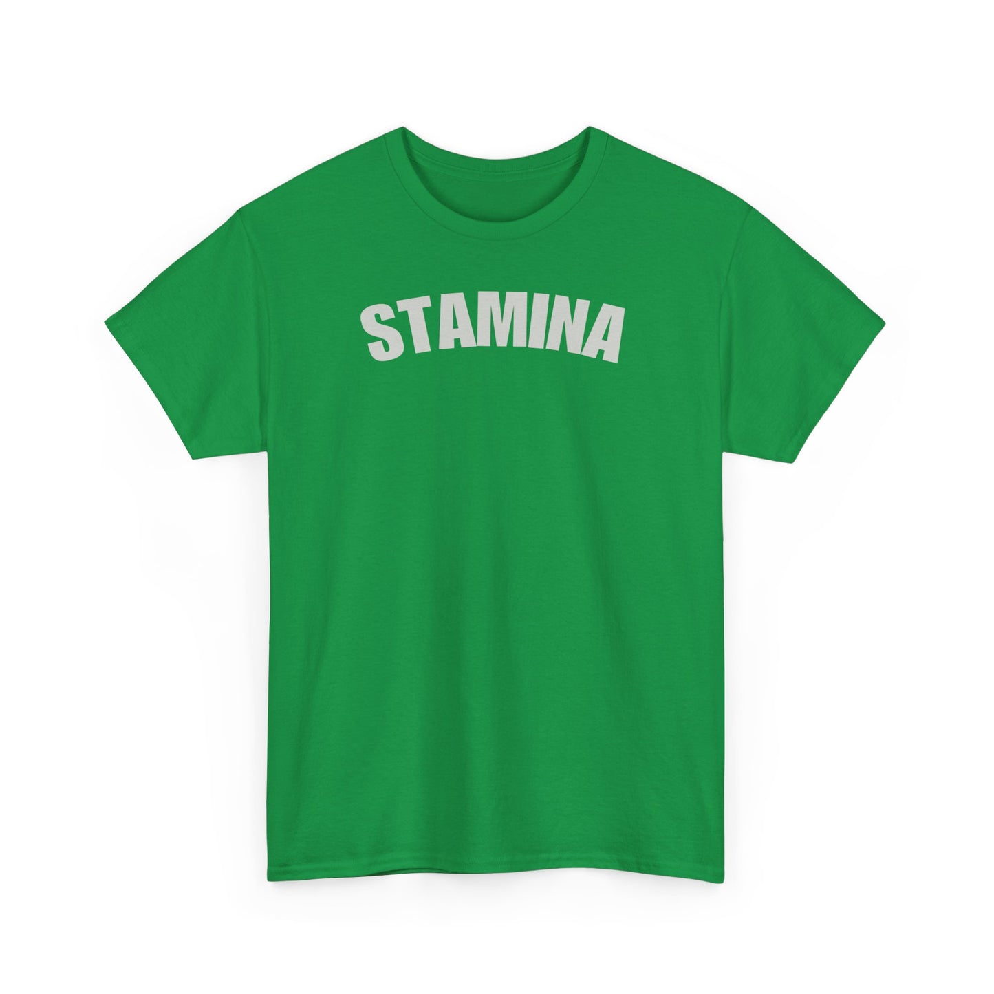 STAMINA Unisex Heavy Cotton Tee - Premium Fitness Apparel for Gym, Workout Shirt, Moisture-Wicking Exercise Top, Men & Women