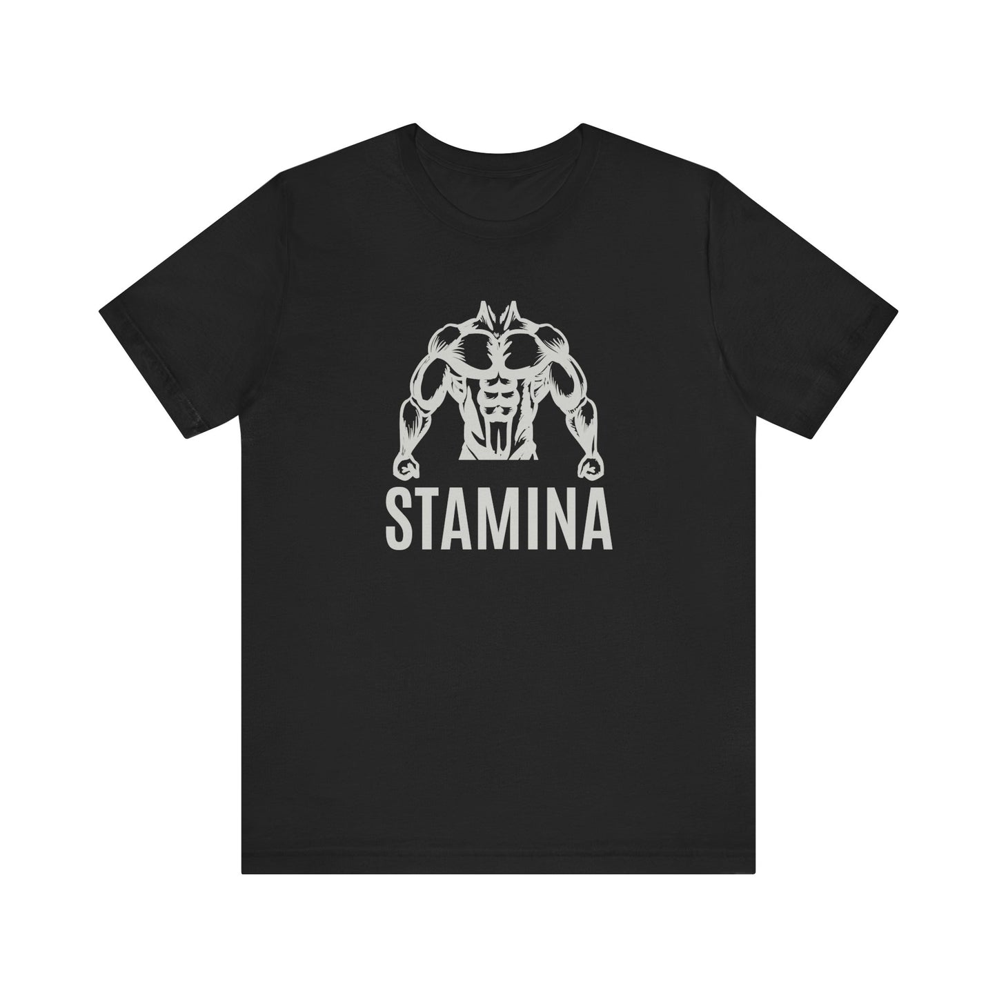 STAMINA Fitness Unisex Tee - High-Quality Heavy Cotton Workout Shirt for Gym, Breathable Athletic Wear, Moisture-Wicking Exercise Top