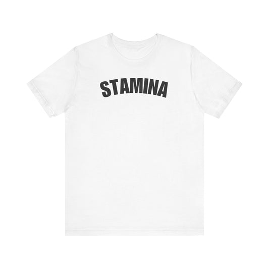 STAMINA Unisex Jersey Short Sleeve Tee - Performance Fitness Shirt for Gym, Moisture-Wicking Athletic Wear, Breathable Workout Top